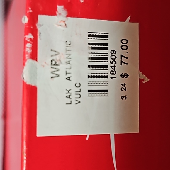 New Lakai Chocolate Atlantic Vulc Red Suede mens size 12 - Picture 8 of 8